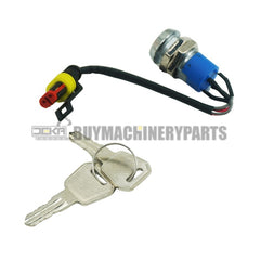 Ignition Switch Start Key 1220-520002-AC for Big Joe Forklift E30 EZ30 S22 Pallet Truck EPT20-ET ES10-10ES ES15-15ES