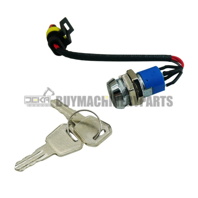 Ignition Switch Start Key 1220-520002-AC for Big Joe Forklift E30 EZ30 S22 Pallet Truck EPT20-ET ES10-10ES ES15-15ES