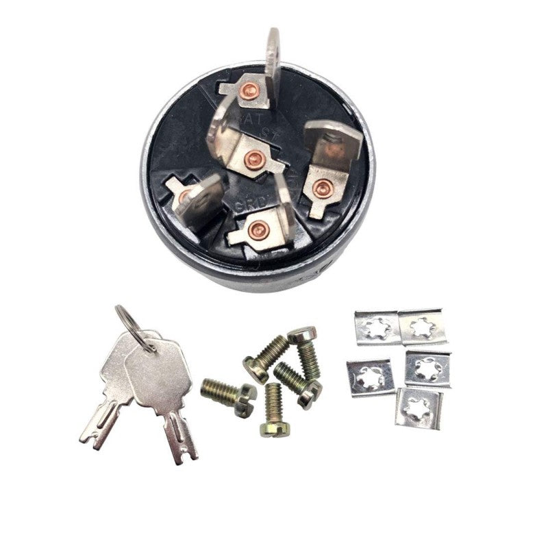 Ignition Switch w/ 2 Keys 2394129 for Clark, Kalmar, Crown Forklifts buymachineryparts