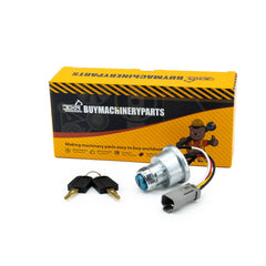 Ignition Switch with 2 Keys 467-8535 for Caterpillar CAT Engine 3406E 3412E Loader 906H 906H2 906K 906M 907H 907H2 907K 415 416 416F2