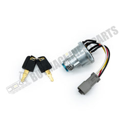 Ignition Switch with 2 Keys 467-8535 for Caterpillar CAT Engine 3406E 3412E Loader 906H 906H2 906K 906M 907H 907H2 907K 415 416 416F2
