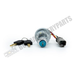Ignition Switch with 2 Keys 467-8535 for Caterpillar CAT Engine 3406E 3412E Loader 906H 906H2 906K 906M 907H 907H2 907K 415 416 416F2