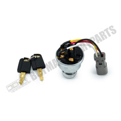 Ignition Switch with 2 Keys 467-8535 for Caterpillar CAT Engine 3406E 3412E Loader 906H 906H2 906K 906M 907H 907H2 907K 415 416 416F2