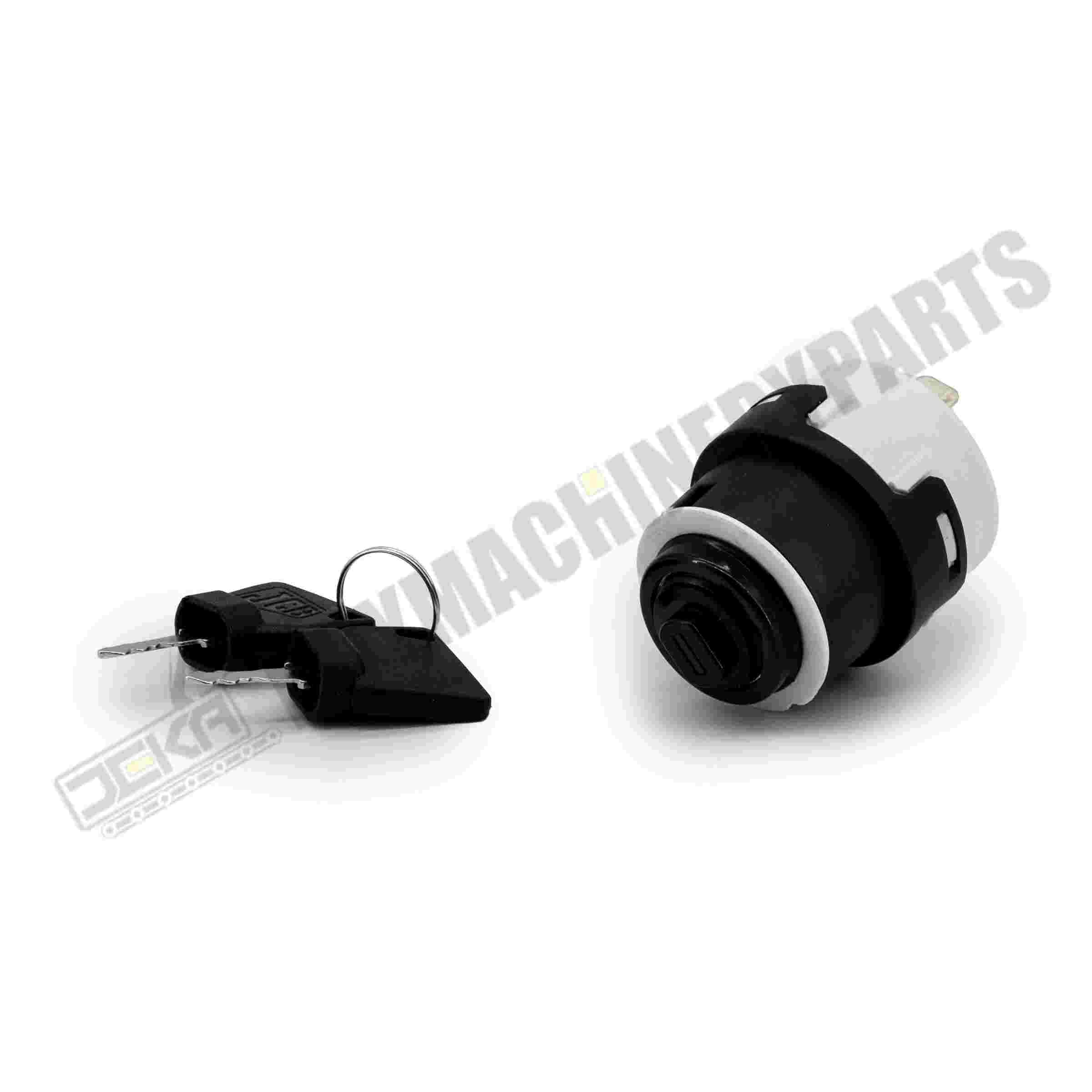 Ignition Switch with 2 Keys 701-80184 85804674 for JCB 3CX 4CX New Holland LV60, B110B LB75.B LB115 B100BLR NH Case Perkins Manitou Merrit Keyed