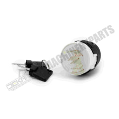 Ignition Switch with 2 Keys 701-80184 85804674 for JCB 3CX 4CX New Holland LV60, B110B LB75.B LB115 B100BLR NH Case Perkins Manitou Merrit Keyed