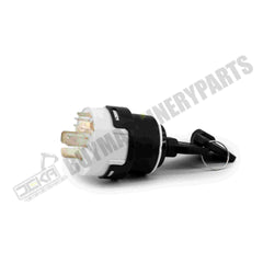 Ignition Switch with 2 Keys 701-80184 85804674 for JCB 3CX 4CX New Holland LV60, B110B LB75.B LB115 B100BLR NH Case Perkins Manitou Merrit Keyed
