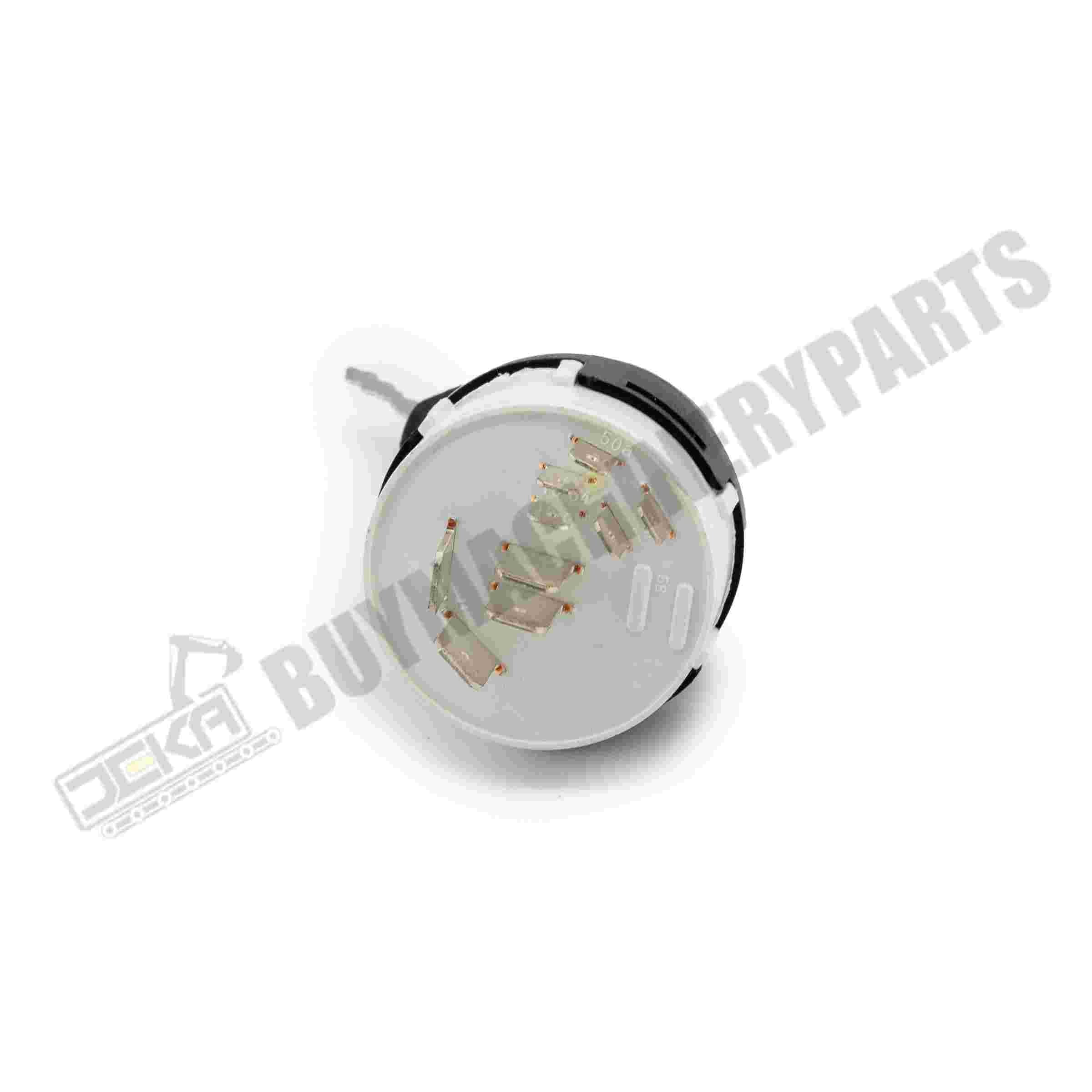 Ignition Switch with 2 Keys 701-80184 85804674 for JCB 3CX 4CX New Holland LV60, B110B LB75.B LB115 B100BLR NH Case Perkins Manitou Merrit Keyed