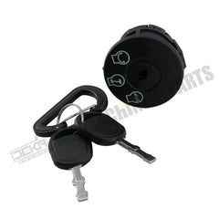 Interruptor de ignição com 2 chaves 725-12066 925-12066 para Cub Cadet ZT1-42 ZT2-54 ZTX6-60 MTD Z530 Z550 Z5450 Troy Bilt Z42 Z54 Z50 54XP Cortador de grama