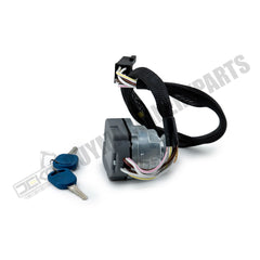 Ignition Switch with Key 87561528 for New Holland T6020 T6030 T6040 T6050 T6060 T6070 T6080 T6090 Tractor