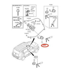Ignition Lock Cylinder Switch 2 Key 81900-2KA30 for Kia Soul 2009-2013 buymachineryparts