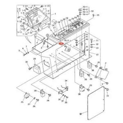Ignition Switch KHR0367 for JCB Excavator JS130 JS130LC JS300 JS300LC JS240LC JS200LC JS130W
