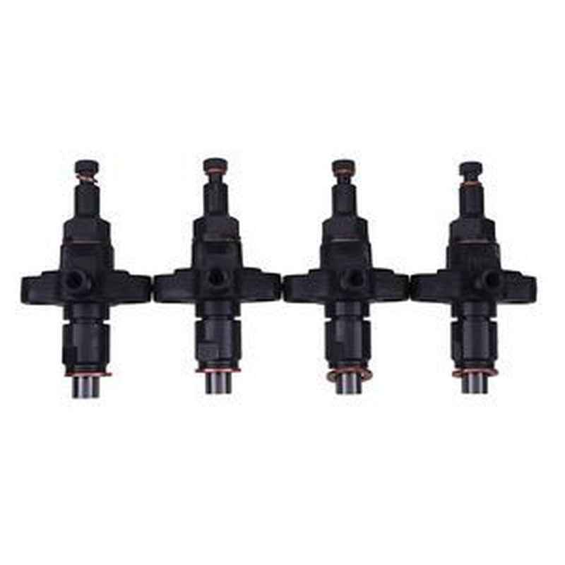 4-Piece Fuel Injector 1081629R91 for Case Tractor Engines BD-144-444 & 2300A-2444