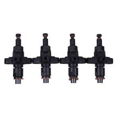 4-Piece Fuel Injector 1081629R91 for Case Tractor Engines BD-144-444 & 2300A-2444