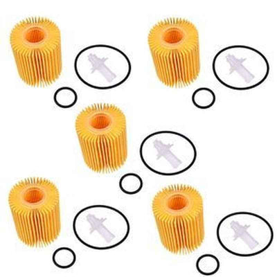 5-Piece Oil Filter 04152-YZZA5 for Toyota & Lexus 2010-2023