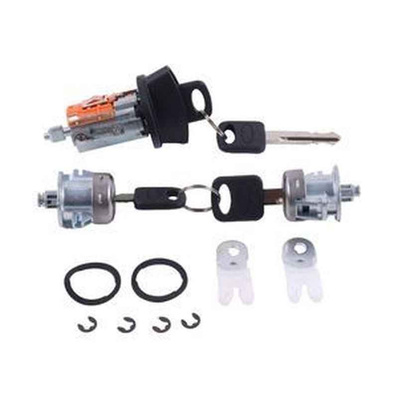 Ignition & Door Lock Cylinder w/ 4 Keys 703362 for Ford F150-F450