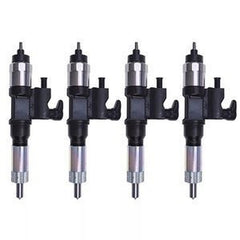 4Pcs Fuel Injector 8973297031/35 for Isuzu 4HK1 Engine - Hitachi, John Deere, CASE