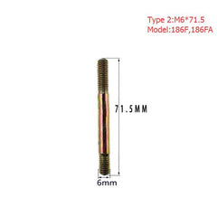 Injector Platen Screws for Kipor Kama 170F 178F 186F 188F Generator - Buymachineryparts