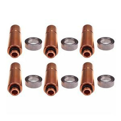 6-Piece Fuel Injector Sleeve Tube Kit VOE276130 for Volvo Penta Excavator