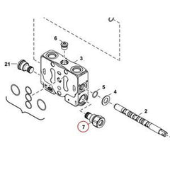 Inlet Joint 6693139 for Bobcat E14, E16, E19, E20, E20Z, 319, 321, 323, 324 Excavator