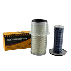 Conjunto de filtros de ar interior e exterior AM108184 AM108185 para corta-relva John Deere