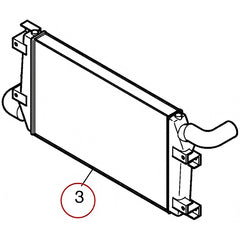 Intercooler K9001936 for Doosan Excavator DX420LC DX480LC DX520LC SOLAR420LC-V SOLAR470LC-V SOLAR500LC-V
