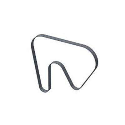 V-Belt J911580 for CASE 821B, 8860HP, 8870 Tractor & Loader