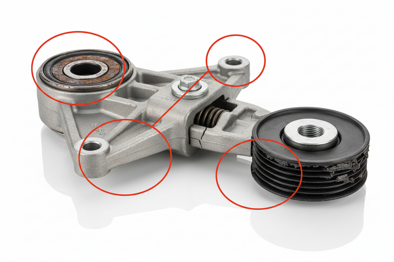 Jeep/Dodge Belt Tensioner Pitfall-Avoidance Guide: 3 Ways to Identify Faults & Save Money on Replacements