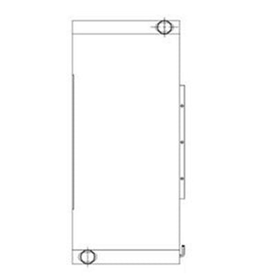 Water Radiator Core 30/927176 for JCB 722