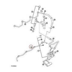 Fuel Suction Pipe VI8973148610 87729942 for Isuzu Engine 4LE2 New Holland Excavator E80BMSR E70BSR