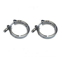 2Pcs V Band Clamp 3415547 for Cummins 6B5.9 6C8.3 B6.7 QSB6.7 QSB7 QSB8.3 QSB8.9 QSL9