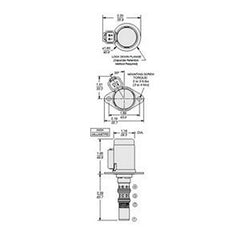 Hydraulic Solenoid Valve 6195012M91 for Terex TS98 T340N 339080 357456 380534 380925 386461