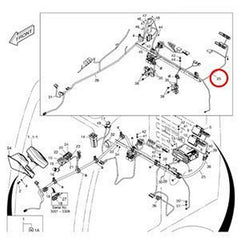Cabin Harness K1039723B for Doosan Daewoo Excavator DX140LC DX180LC DX225LC DX225NLC DX230LC DX235NLC DX255LC
