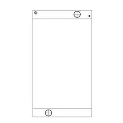 Water Radiator Core 30-925640 for JCB 456E