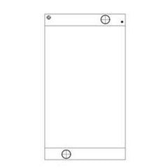 Water Radiator Core 30-925640 for JCB 456E