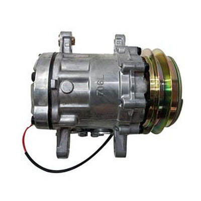 SD7B10 A/C Compressor 22F-979-3300 for Komatsu Excavator PC27MR-3 PC30MR-3 PC30MR-5 PC35MR-3 PC45MR-3 PC55MR-3 PC57-7 Wheel Loader WA50-6