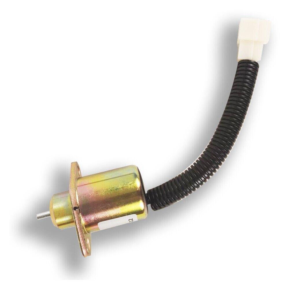 Fuel Shut Off Solenoid 17454-60010 For Kubota D1105 Woodward Yanmar Diesel 12V