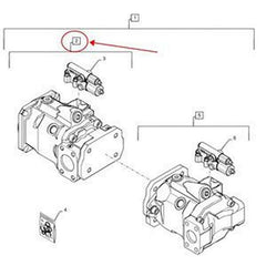 Hydraulic Pump 48009611 for CASE 1021F 1021G 1121F 1121G New Holland W270C W300C
