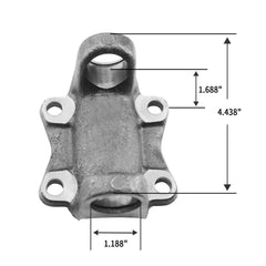 3-2-159 Drive Shaft Flange Yoke for 1410 Series 2.75" Male Pilot 0.45" Hole