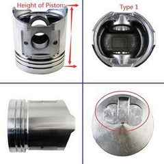 Overhaul Rebuild Kit for Yanmar Engine 4TNE94 Excavator B55W B55W-1