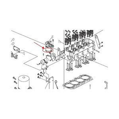 Fuel Filter KD498-1105100 for Kipor Generator KDE38SS3