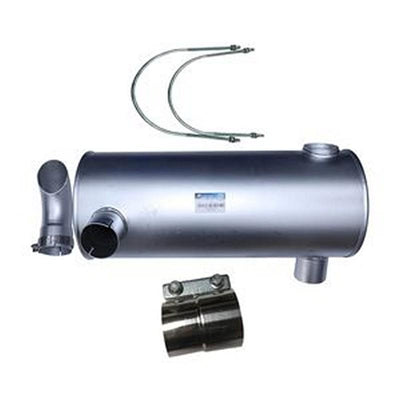 Muffler 4416602 with Clamp and 2Pcs U-Bolt for Isuzu Engine 6BG1 John Deere Excavator CW 210CW 210