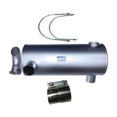 Muffler 4416602 with Clamp and 2Pcs U-Bolt for Isuzu Engine 6BG1 John Deere Excavator CW 210CW 210