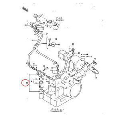 Oil Filter 4191300 for John Deere Excavator 550LC Wheel Loader 344G 444G