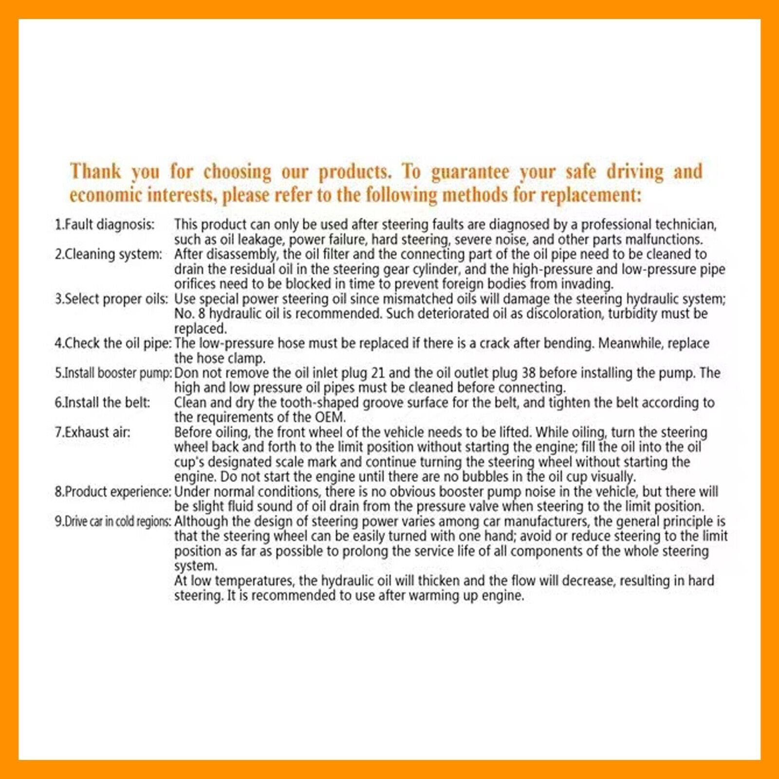 Power Steering Pump 21-5419