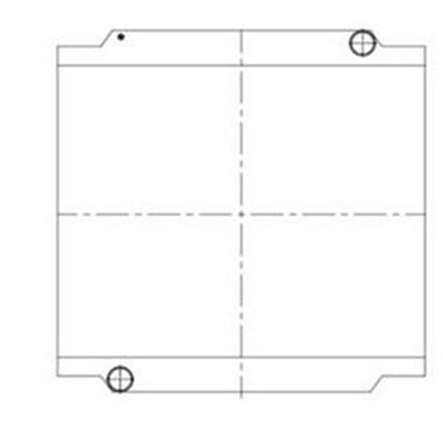 Water Radiator Core 923/05400 30/913200 923/04100 157/78600 30/905300 923/01900 for JCB 530/110