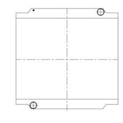 Water Radiator Core 923/05400 30/913200 923/04100 157/78600 30/905300 923/01900 for JCB 530/110