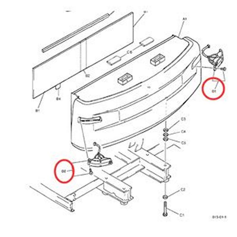 Rear Lamp Back Light Tail Light YM80S00001F1 YM80S00001F2 for Kobelco Excavator SK170-8 SK200-6 SK200-8