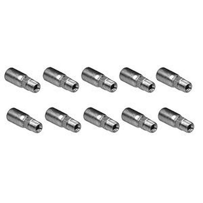 10 Pcs Hydraulic Hose Crimp Fitting With 3/8