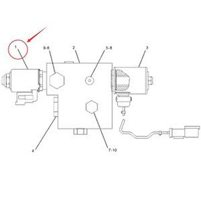 Solenoid Valve 207-6809 for Caterpillar CAT 3116 3126 3406 3508B Engine Wheel Loader 938F 938G 938G II 950G 980G