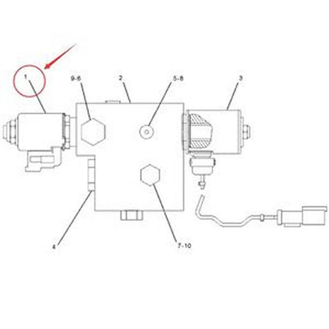Solenoid Valve 207-6809 for Caterpillar CAT 3116 3126 3406 3508B Engin ...